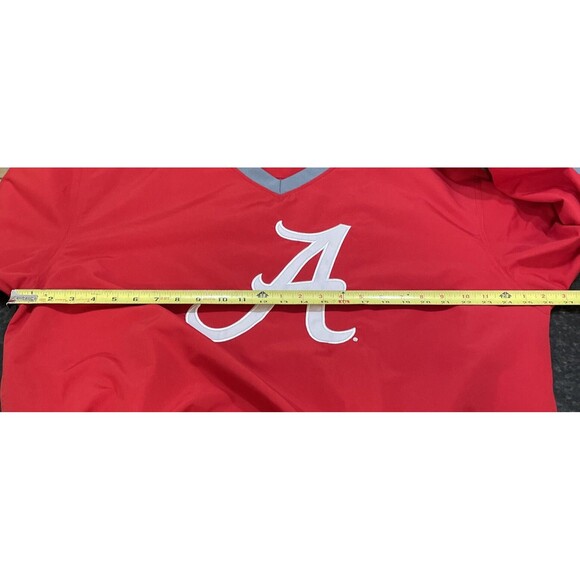 KA Apparel TEAM Alabama “A” Crimson Tide Red/Gray Windbreaker Pullover Mens LG - Picture 12 of 16